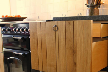 Tijdoos houten keuken 