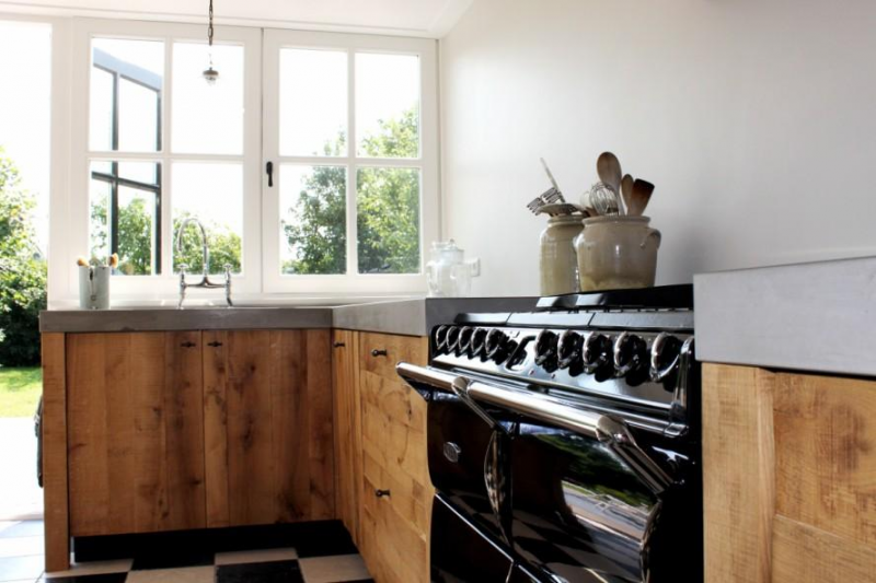 Beste Ruw met beton - Handgemaakte houten keukens van meubelmaker JP Walker ZM-52